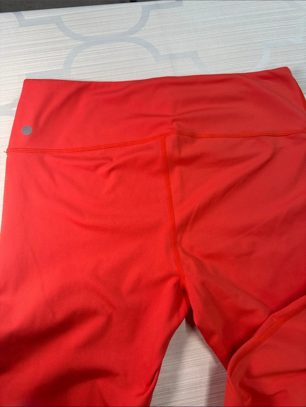 Zella Coral-Red Capri Leggings - Picture 5 of 9